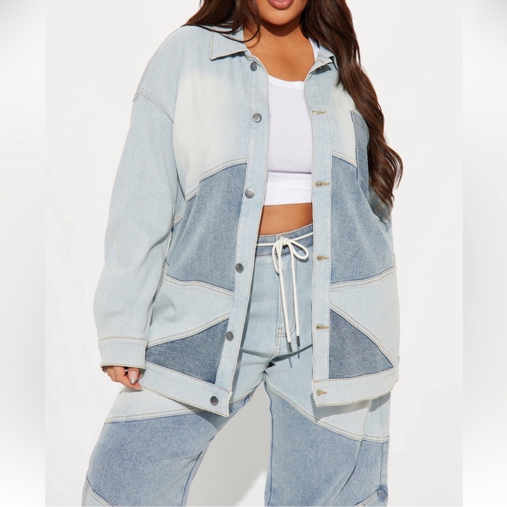 Stylish Denim Button-Up Jean Jacket